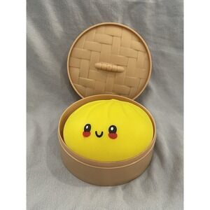 NEW Open Mystery Bun Squishy Dumpling Fidget Fun - Pork Bun Edition - Yellow